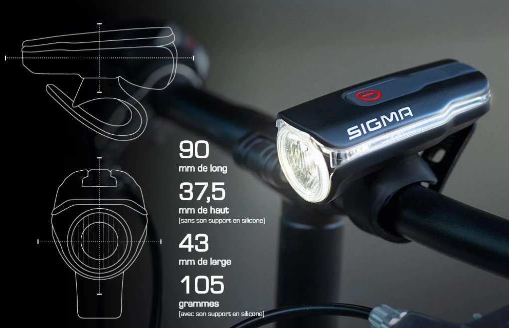 Sigma Aura 80 USB Front Light 4 Sigma Aura 80 USB Front Light - Image 2