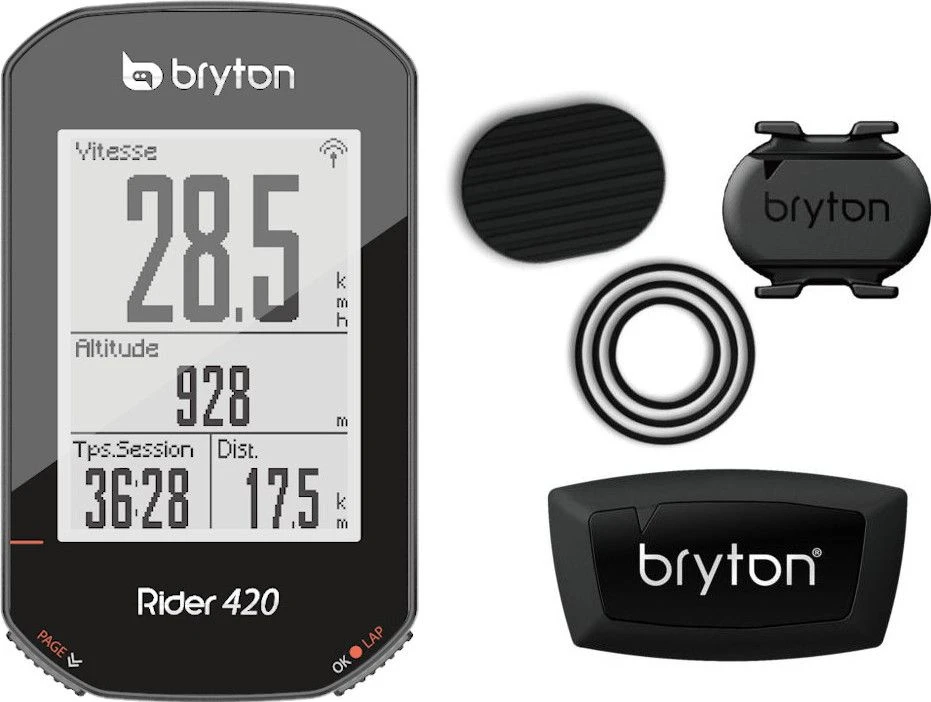 BRYTON Rider 420T GPS Computer + Cardio Belt/Cadence Sensor 3 BRYTON Rider 420T GPS Computer + Cardio Belt/Cadence Sensor