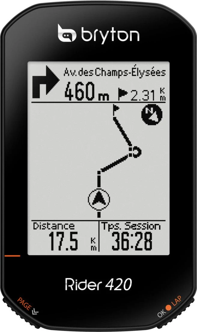 BRYTON Rider 420T GPS Computer + Cardio Belt/Cadence Sensor 4 BRYTON Rider 420T GPS Computer + Cardio Belt/Cadence Sensor - Image 2