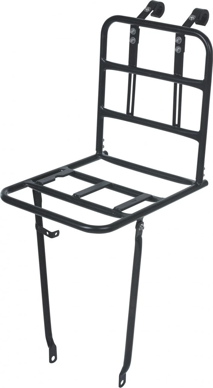 Basil Front Carrier Large Matt Black 3 Basil Front Carrier Large Matt Black