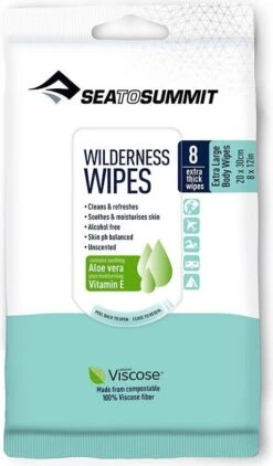 Sea To Summit Wipes 20 X 30cm Pack Of 8