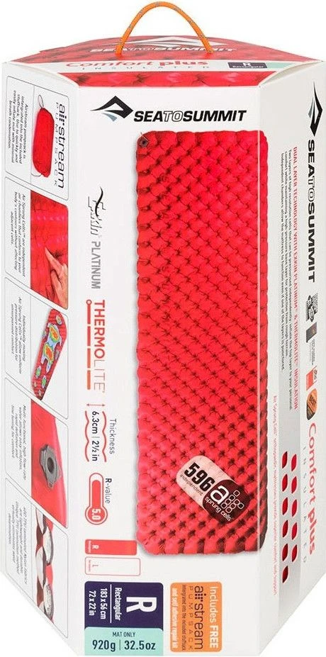 Sea To Summit Comfort Plus Insulated Mattress Red 4 Sea To Summit Comfort Plus Insulated Mattress Red - Image 2