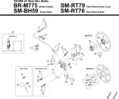 Shimano SLX SM-RT76 Brake Disc -black-bearing Store 18252715f8ee75495f0e9.63385325