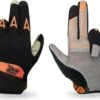 Long Gloves Racer Gloves Rock D3O Gloves Black / Orange -black-bearing Store 1919301618e76081b9f95.98936008