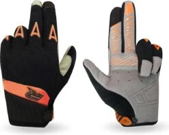 Long Gloves Racer Gloves Rock D3O Gloves Black / Orange