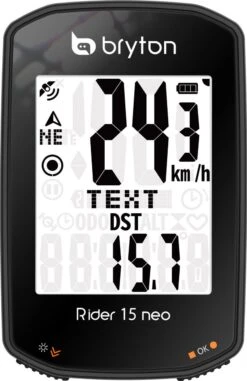 BRYTON Rider 15 NEO E GPS Computer (without Sensor) -black-bearing Store 19242866023b2d6262365.74312440