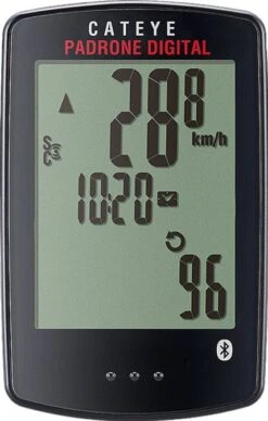 Cateye Padrone Digital Wireless Computer + Speed And Cadence Sensors