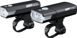 Cateye AMPP1100 And AMPP800 Front Lights Black