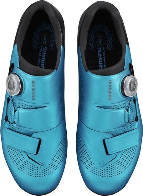 Pair Of Shimano RC502 Women's Road Shoes Turquoise Blue 4 Pair Of Shimano RC502 Women's Road Shoes Turquoise Blue - Image 2