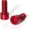 XLC Bottle Cage Bolts 7075 Alloy - Red -black-bearing Store 5146e1a4e4df1