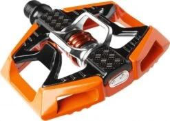 CRANKBROTHERS Pedals DOUBLE SHOT Orange Black -black-bearing Store 57cd16955b9ba