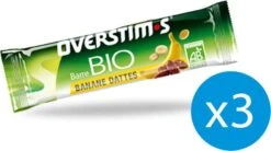OVERSTIMS Energy Bar ORGANIC Banana - Dates - X3 Bundle