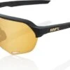 100% S2 Sunglasses - Matte Black - Gold -black-bearing Store 5b36386e57017