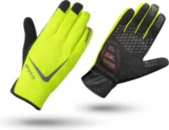 GripGrab CloudBurst Waterproof Long Gloves Hi-Vis Yellow