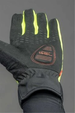 GripGrab CloudBurst Waterproof Long Gloves Hi-Vis Yellow -black-bearing Store 5b61b2924d1fd