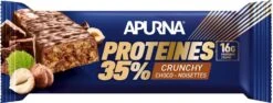 APURNA Barre Crunchy Hyperprotéinée Chocolat-Noisettes 45g