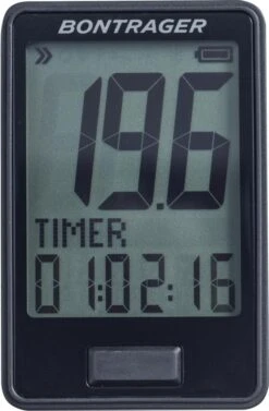 Bontrager RIDEtime Meter Glossy Black