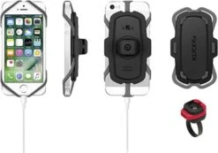Handlebar Support For Klickfix PhonePad Quad-Mini Smartphone -black-bearing Store 5c63d1fb7c4fd