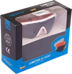 Neatt NEA00308 Glasses White Red - 4x Lenses -black-bearing Store 5cb59a1552f9e